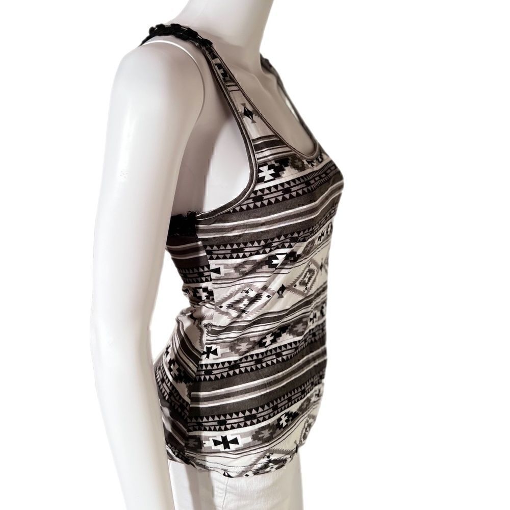 Crochet Back  Knit Tank  - Picture 5 of 7